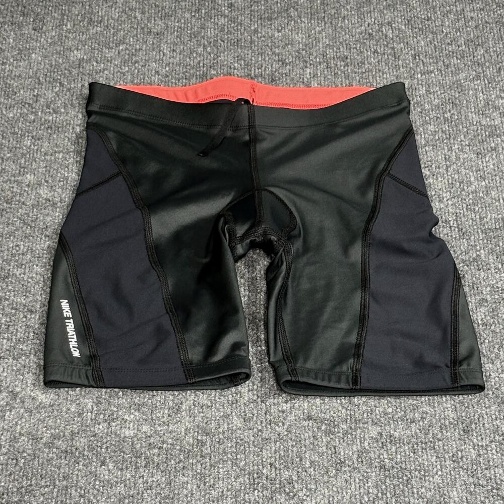 Nike Triathlon Shorts Womens XS Black Biker Padded Cycling Quick Dry Performance